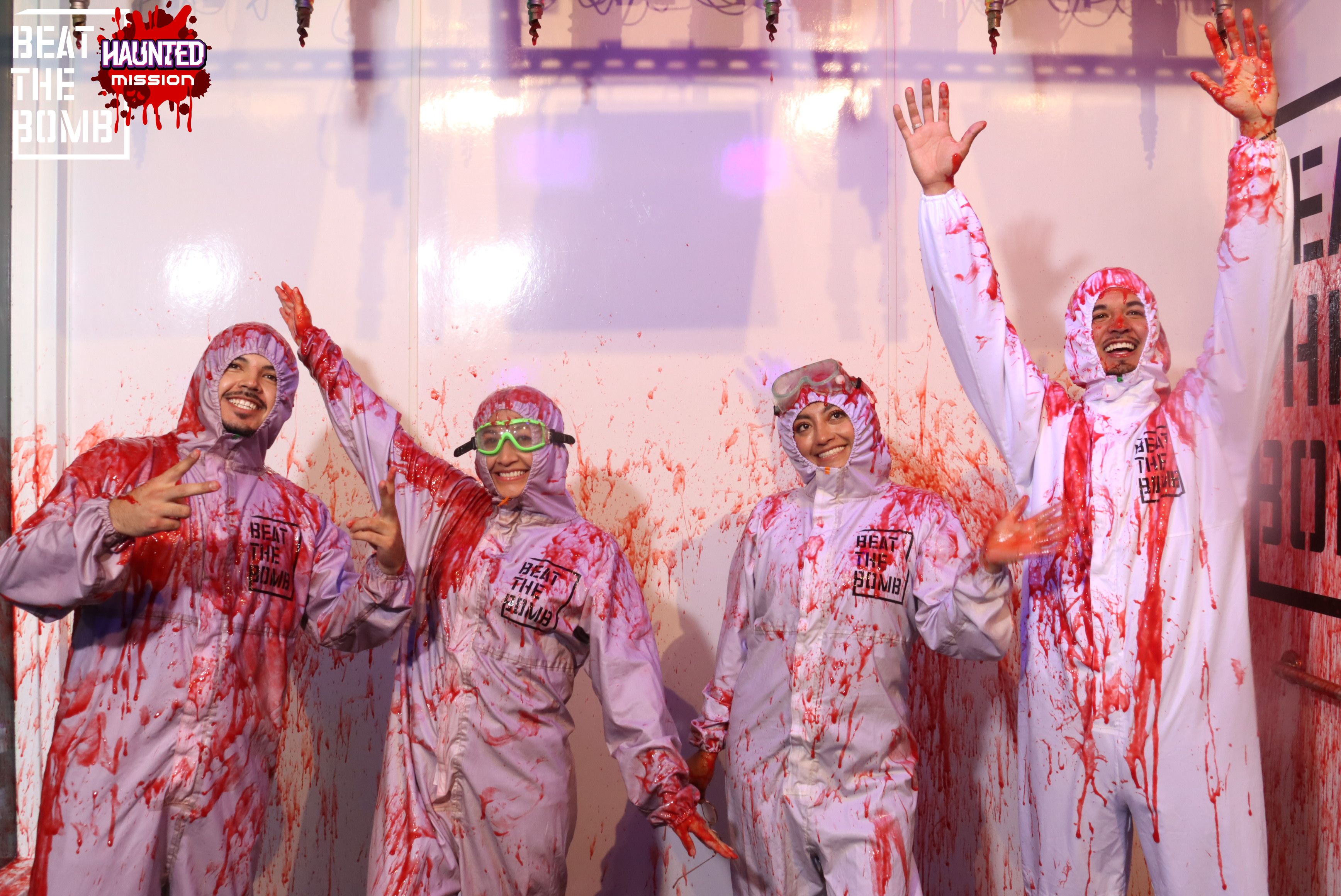 Team Las Paderes after their Haunted Mission