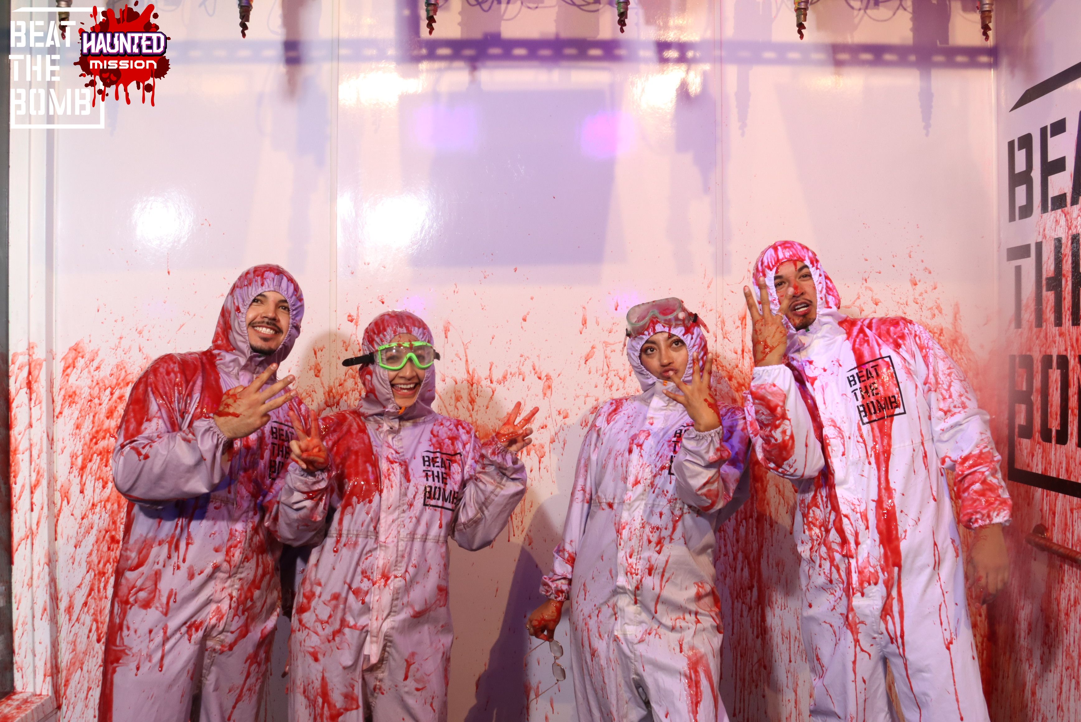 Team Las Paderes after their Haunted Mission