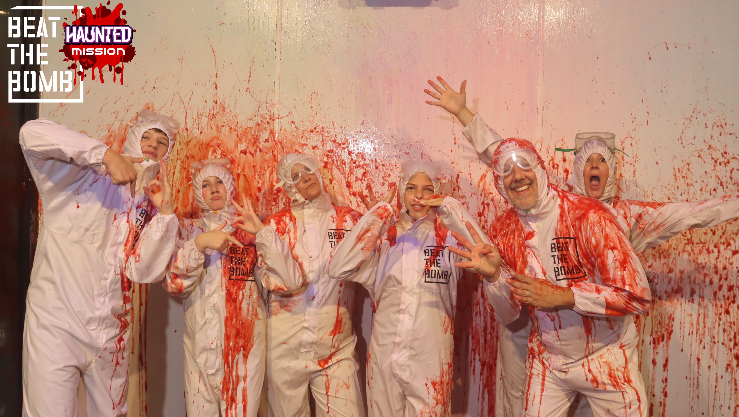 Team Team Seal 6 after their Haunted Mission