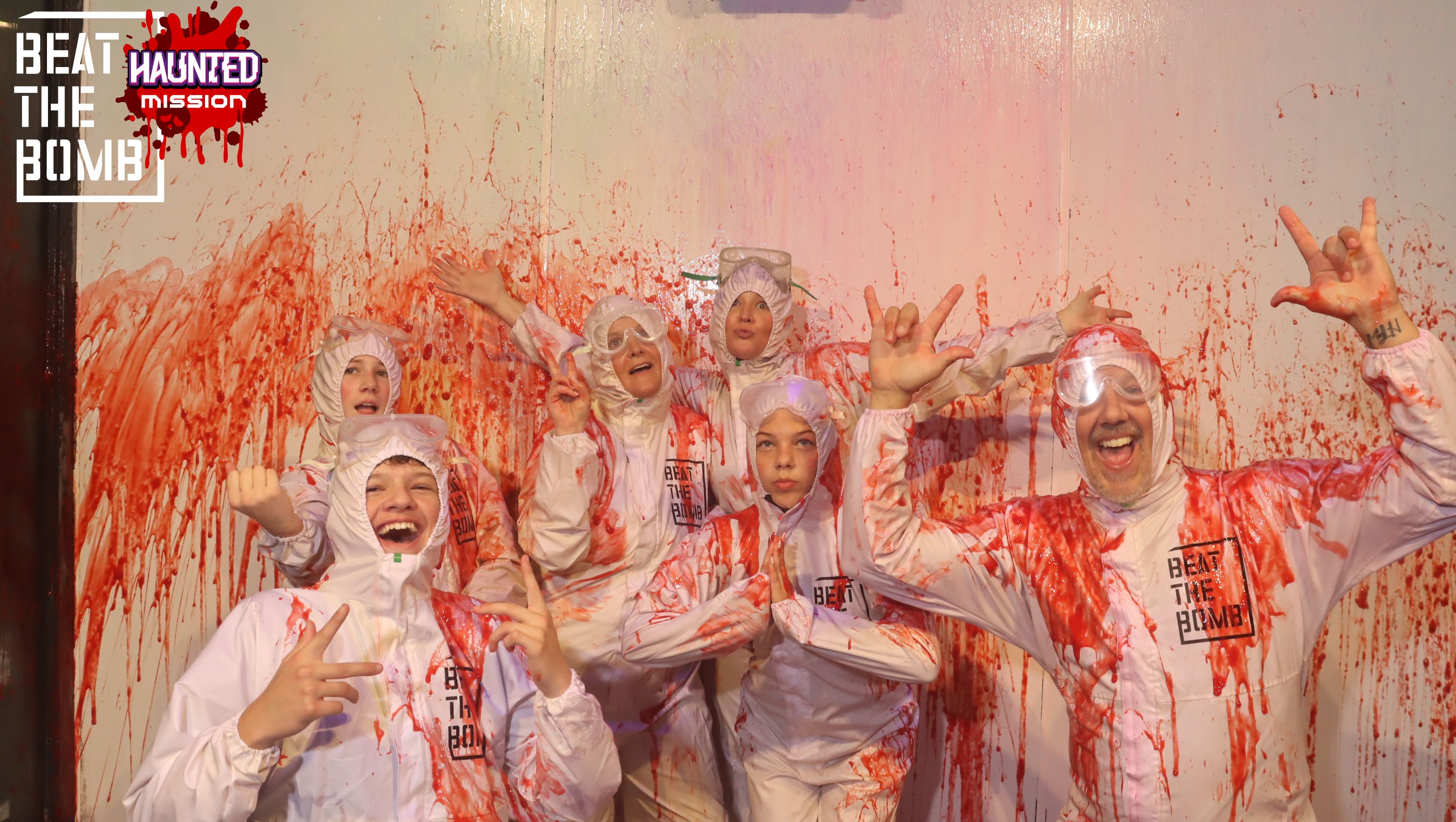Team Team Seal 6 after their Haunted Mission