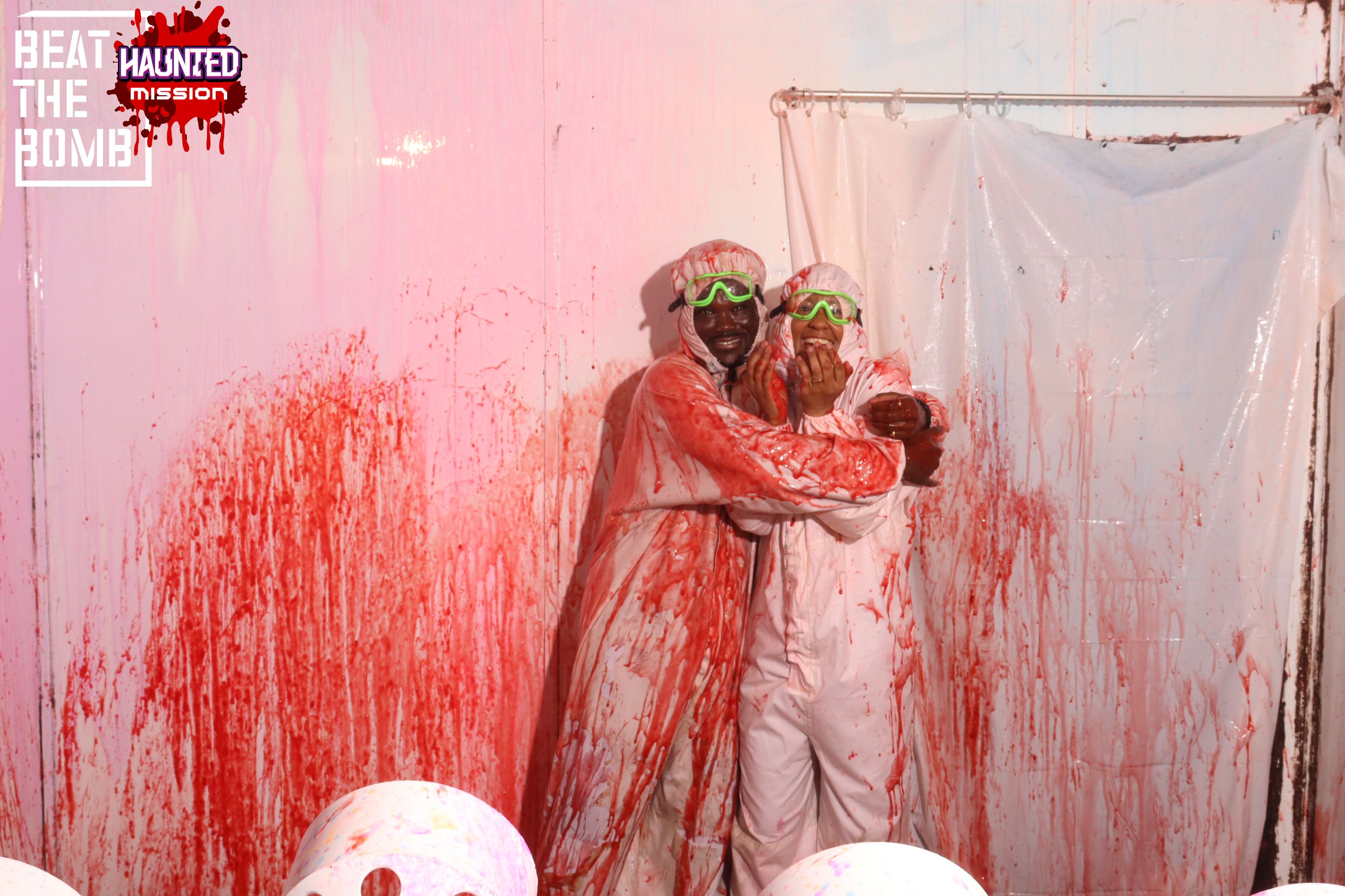 Team The Honeymooners after their Haunted Mission