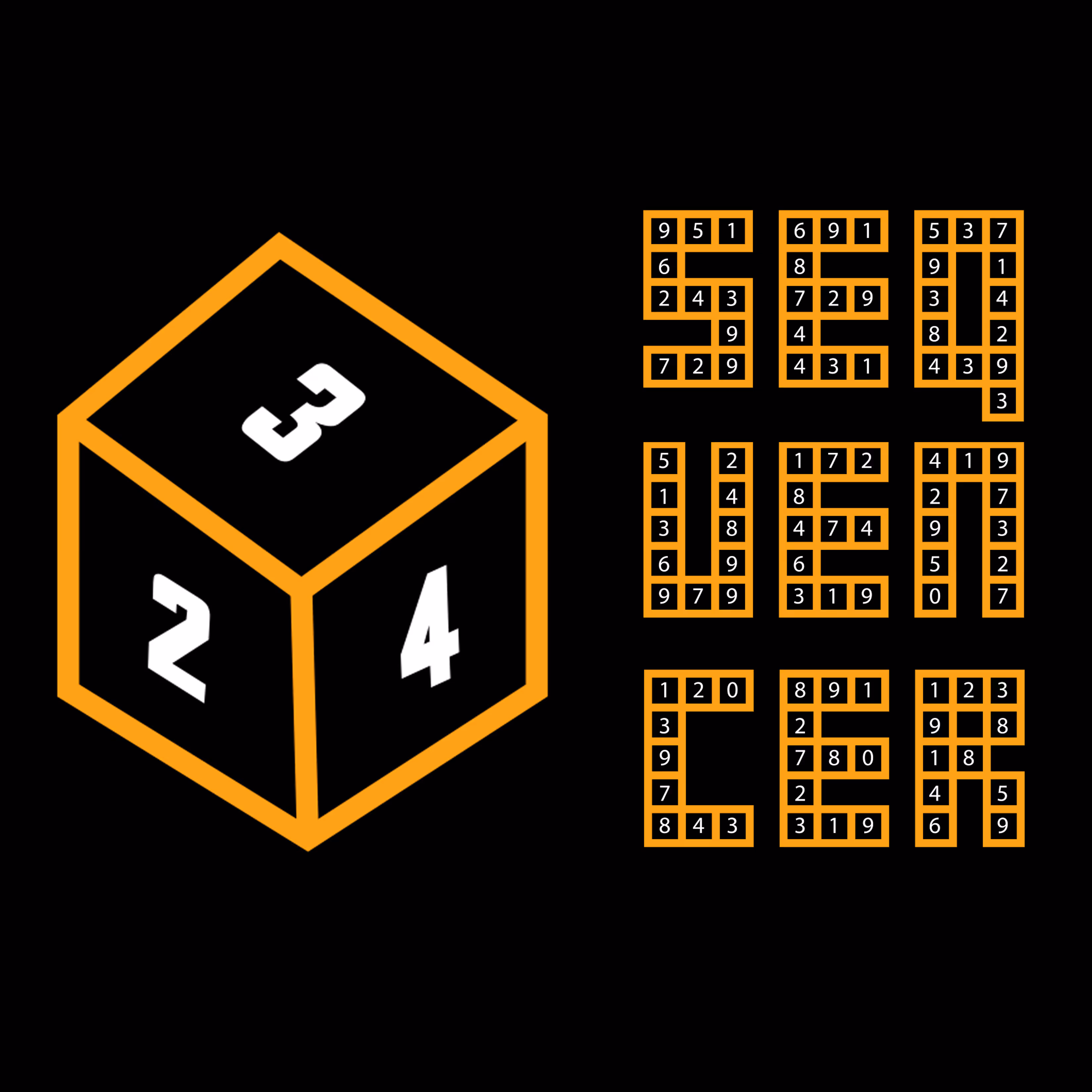 Sequencer arcade mini-game logo