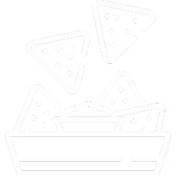 Tray of nachos icon
